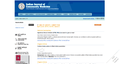 Desktop Screenshot of ijcm.org.in
